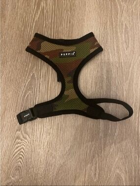 Puppia Olive and Brown Camo Mesh Dog Harness